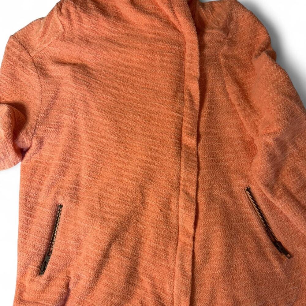 Orange anthroplogie zip up hoodie - Picture 2 of 5